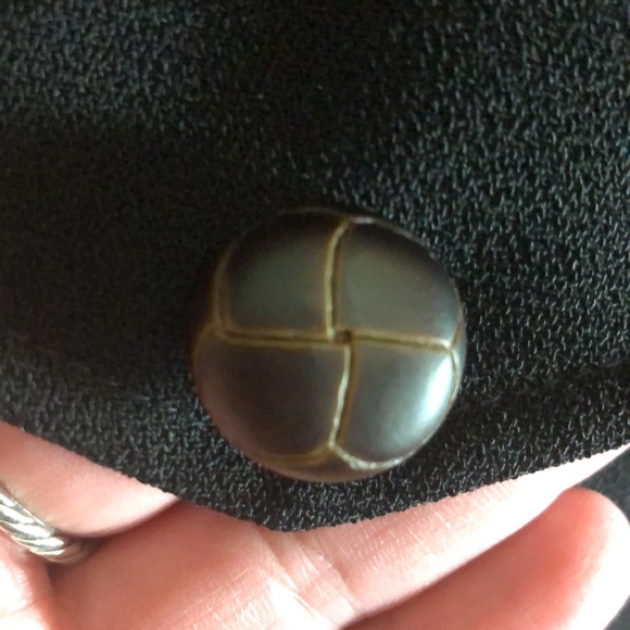 Vintage EXPRESSIONS Size 4 Field Military Inspired Blazer Detailed buttons USA - Picture 10 of 13